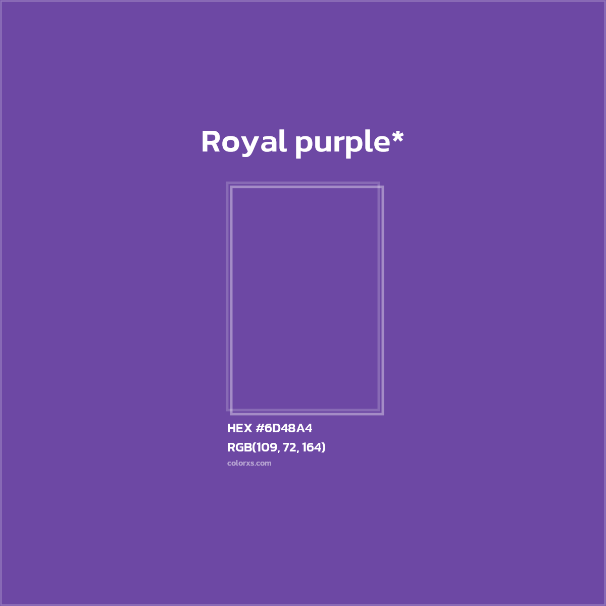 HEX #6D48A4 Color Name, Color Code, Palettes, Similar Paints, Images