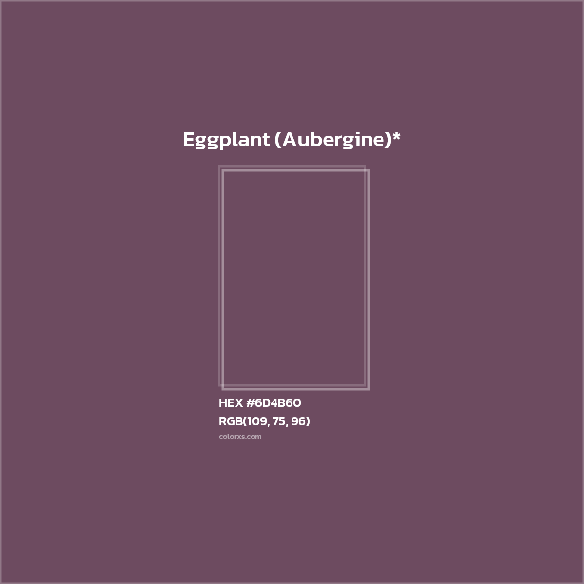 HEX #6D4B60 Color Name, Color Code, Palettes, Similar Paints, Images