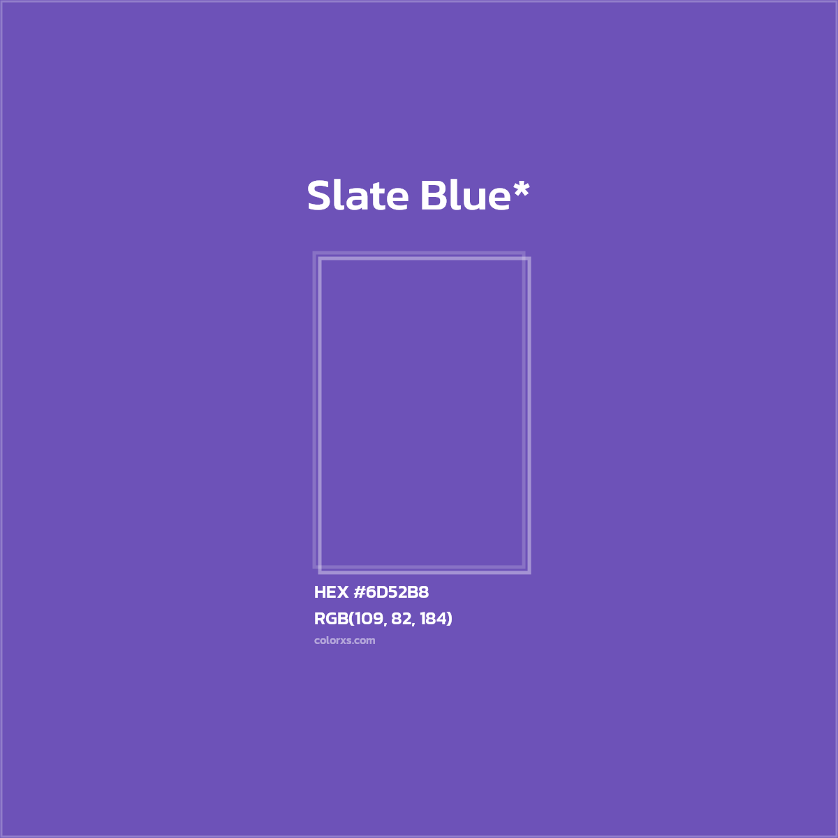HEX #6D52B8 Color Name, Color Code, Palettes, Similar Paints, Images