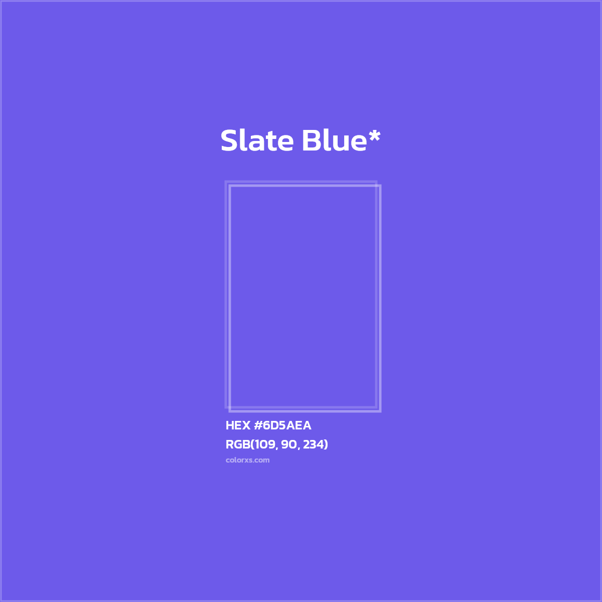 HEX #6D5AEA Color Name, Color Code, Palettes, Similar Paints, Images