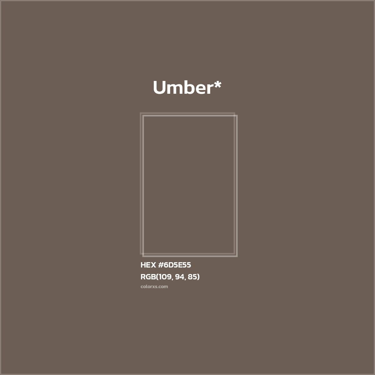 HEX #6D5E55 Color Name, Color Code, Palettes, Similar Paints, Images