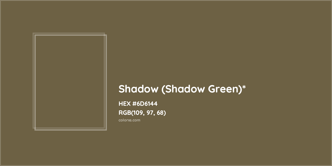 HEX #6D6144 Color Name, Color Code, Palettes, Similar Paints, Images