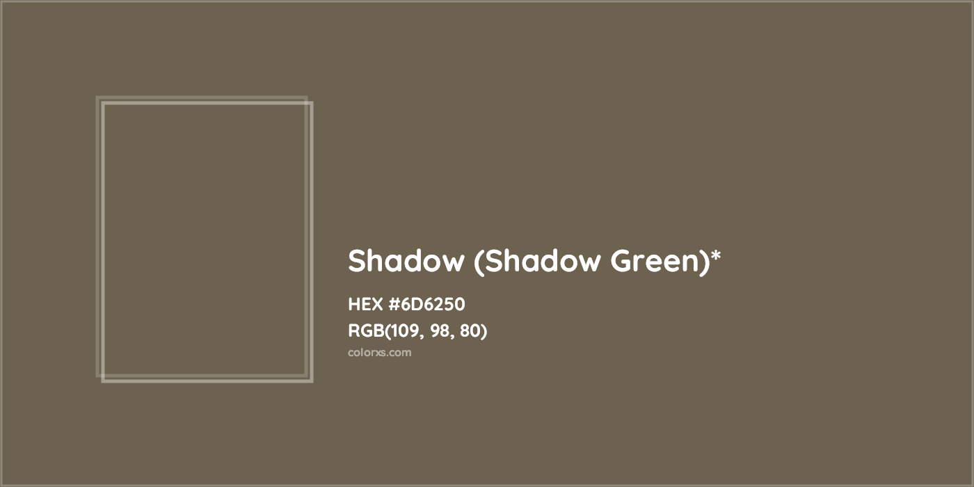 HEX #6D6250 Color Name, Color Code, Palettes, Similar Paints, Images