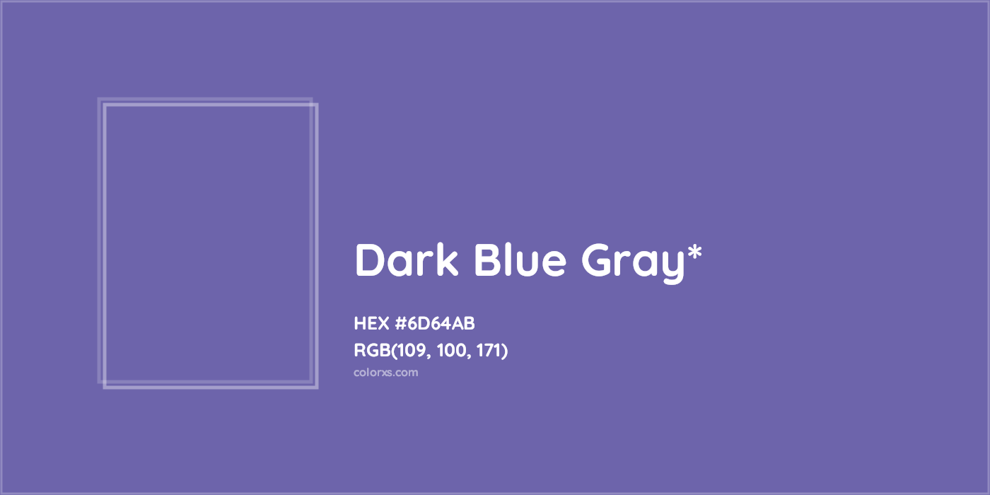 HEX #6D64AB Color Name, Color Code, Palettes, Similar Paints, Images