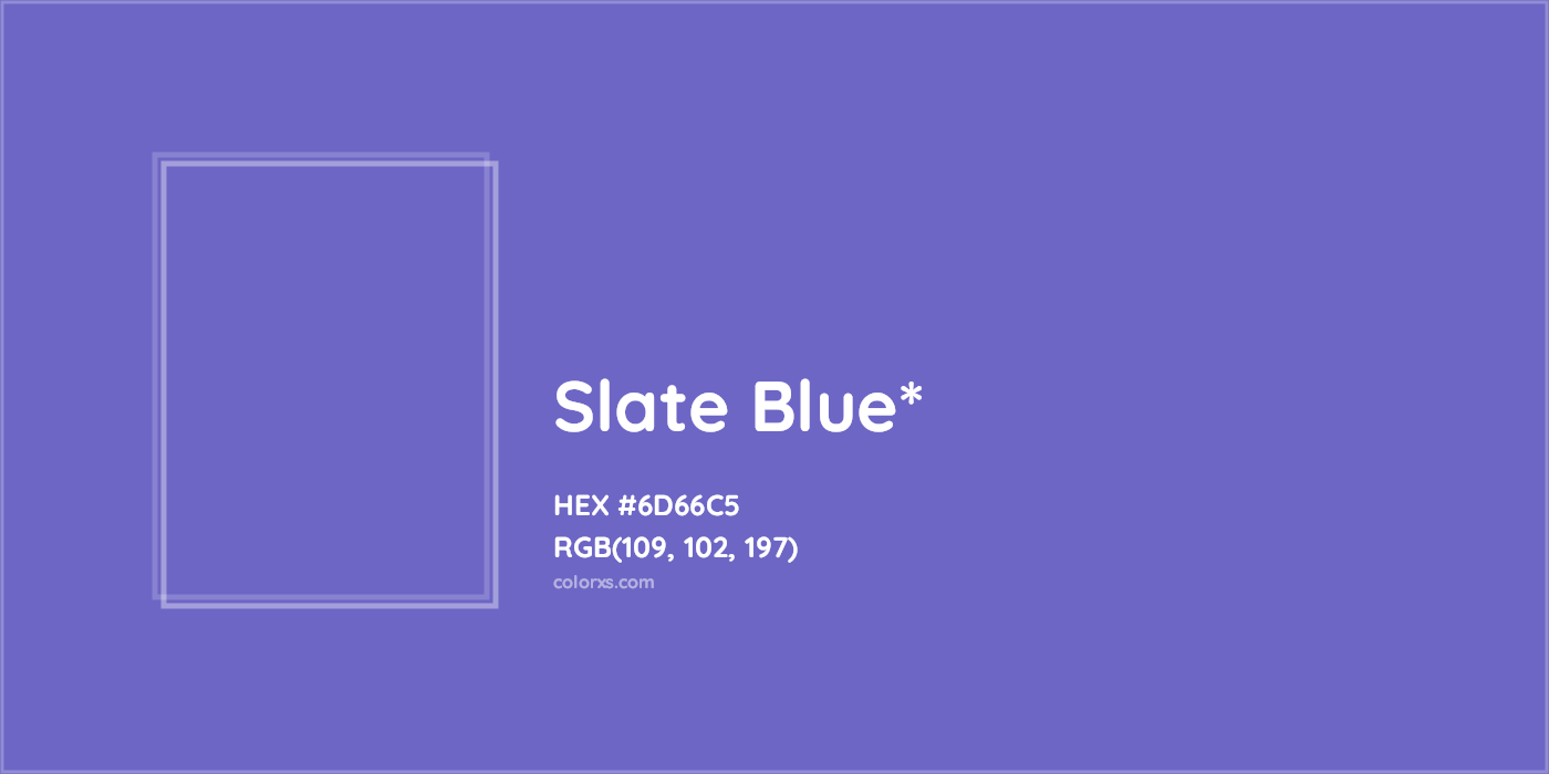 HEX #6D66C5 Color Name, Color Code, Palettes, Similar Paints, Images