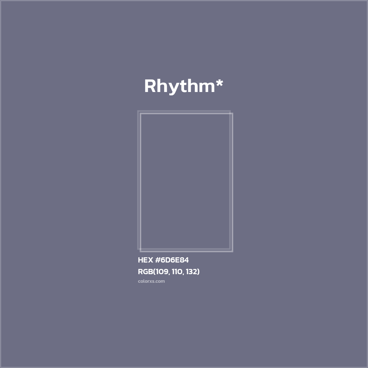 HEX #6D6E84 Color Name, Color Code, Palettes, Similar Paints, Images