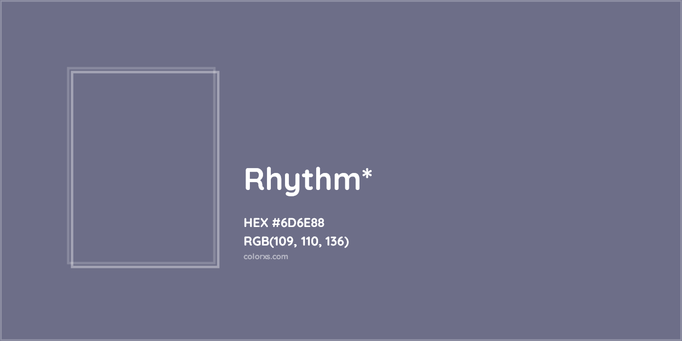 HEX #6D6E88 Color Name, Color Code, Palettes, Similar Paints, Images