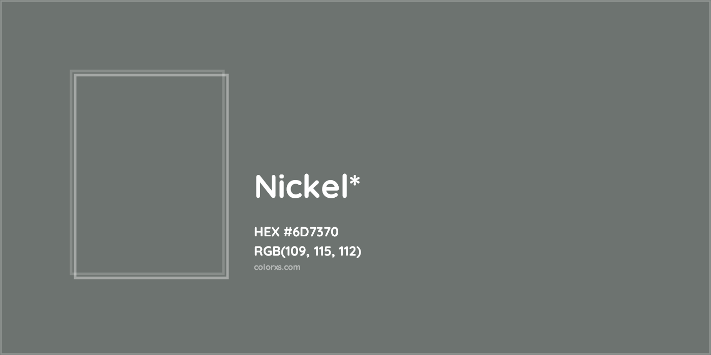 HEX #6D7370 Color Name, Color Code, Palettes, Similar Paints, Images
