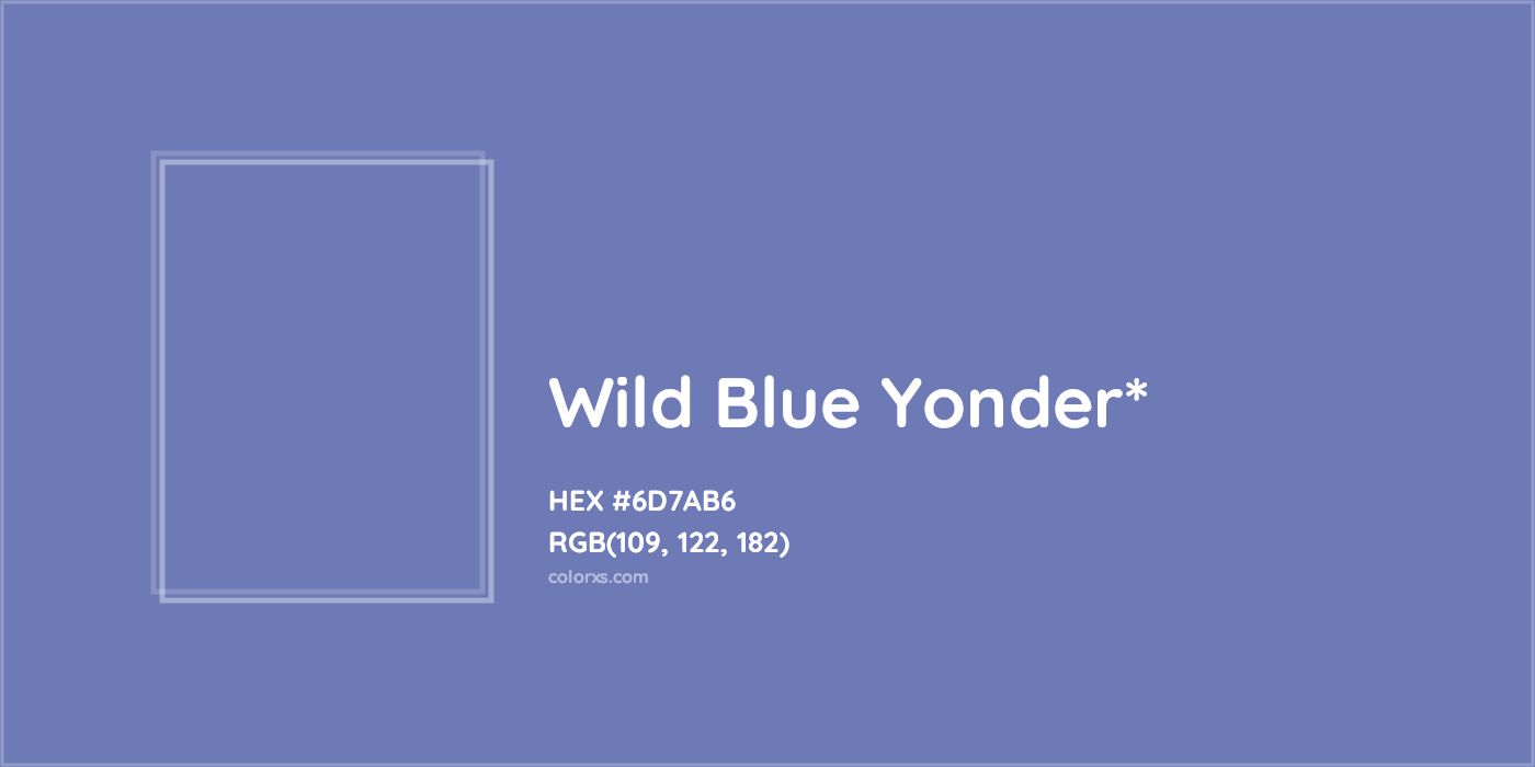 HEX #6D7AB6 Color Name, Color Code, Palettes, Similar Paints, Images