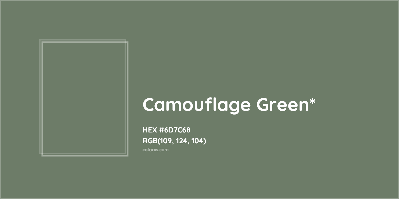 HEX #6D7C68 Color Name, Color Code, Palettes, Similar Paints, Images