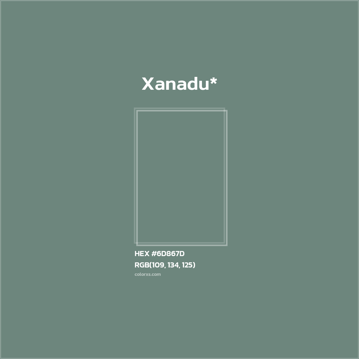 HEX #6D867D Color Name, Color Code, Palettes, Similar Paints, Images