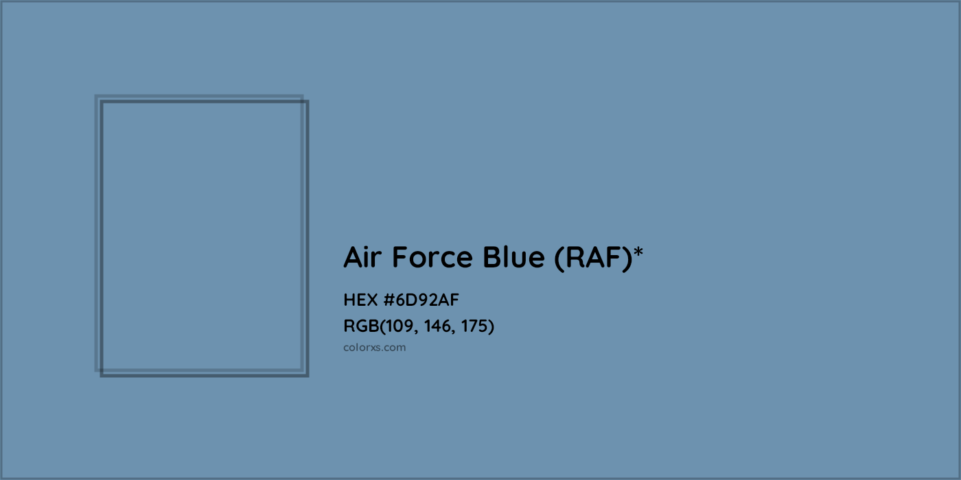 HEX #6D92AF Color Name, Color Code, Palettes, Similar Paints, Images