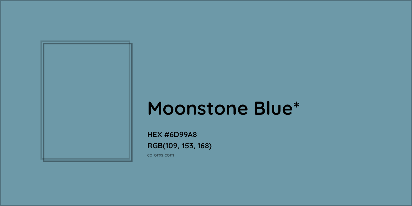 HEX #6D99A8 Color Name, Color Code, Palettes, Similar Paints, Images
