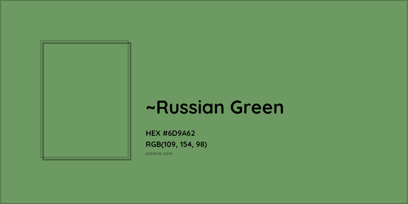 HEX #6D9A62 Color Name, Color Code, Palettes, Similar Paints, Images