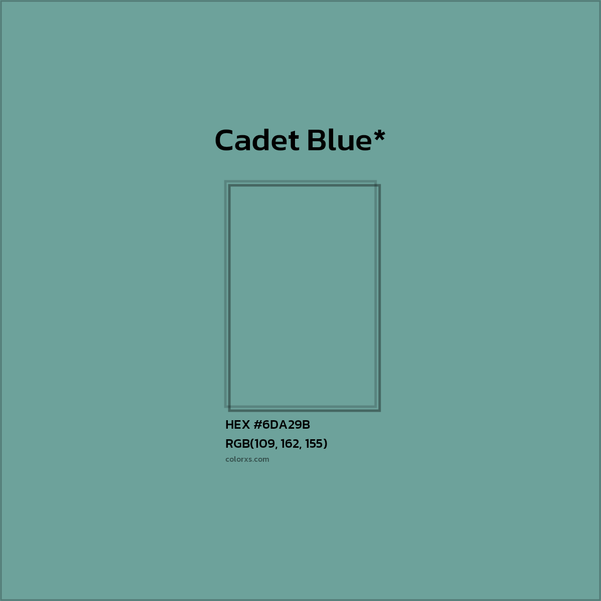 HEX #6DA29B Color Name, Color Code, Palettes, Similar Paints, Images