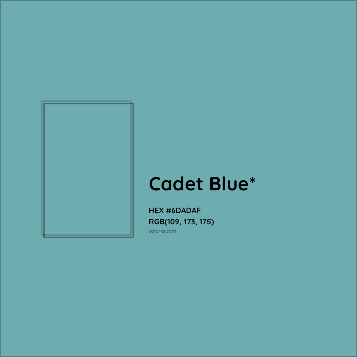 HEX #6DADAF Color Name, Color Code, Palettes, Similar Paints, Images