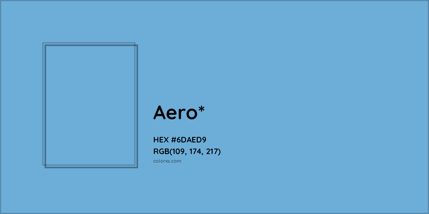 HEX #6DAED9 Color Name, Color Code, Palettes, Similar Paints, Images