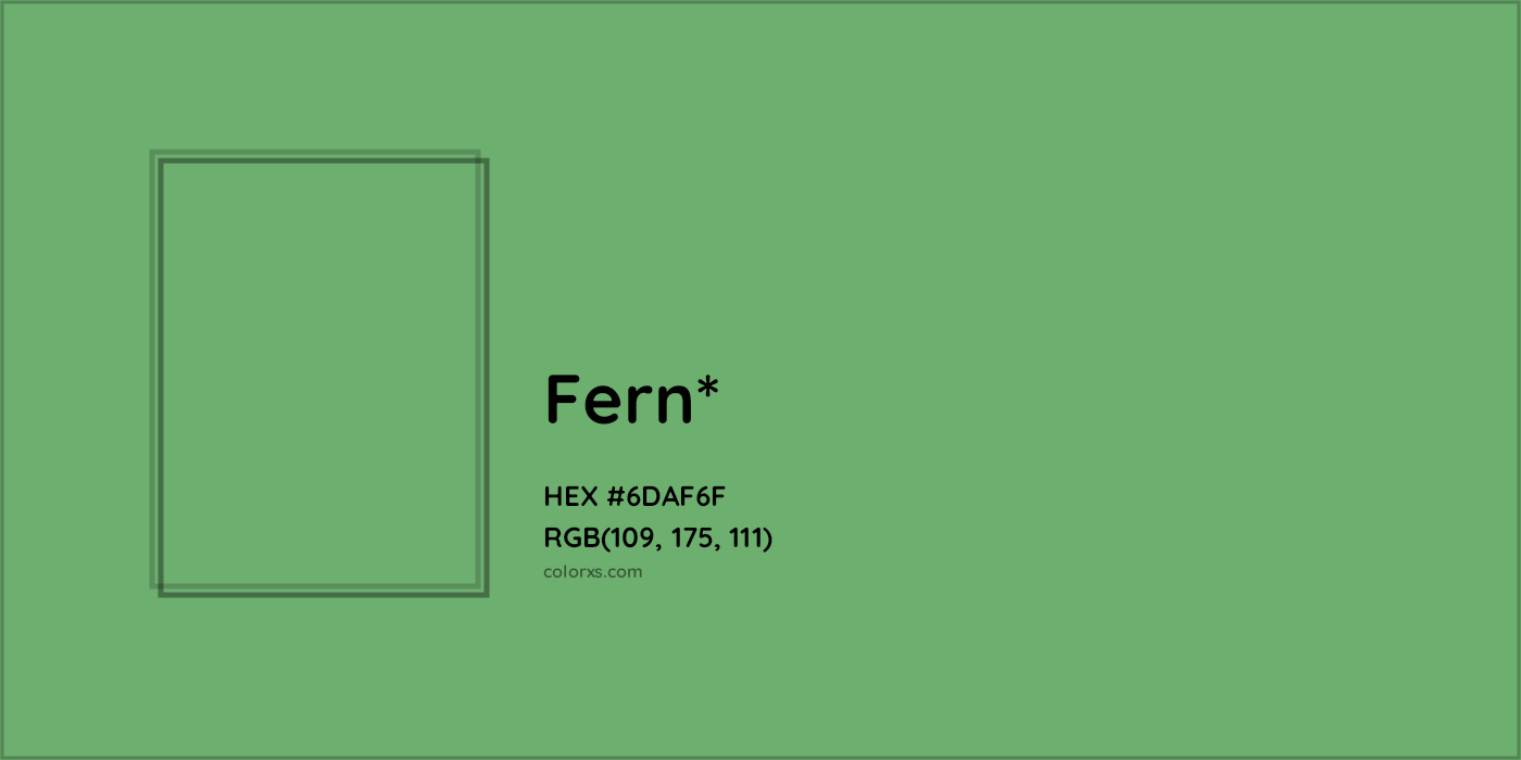 HEX #6DAF6F Color Name, Color Code, Palettes, Similar Paints, Images