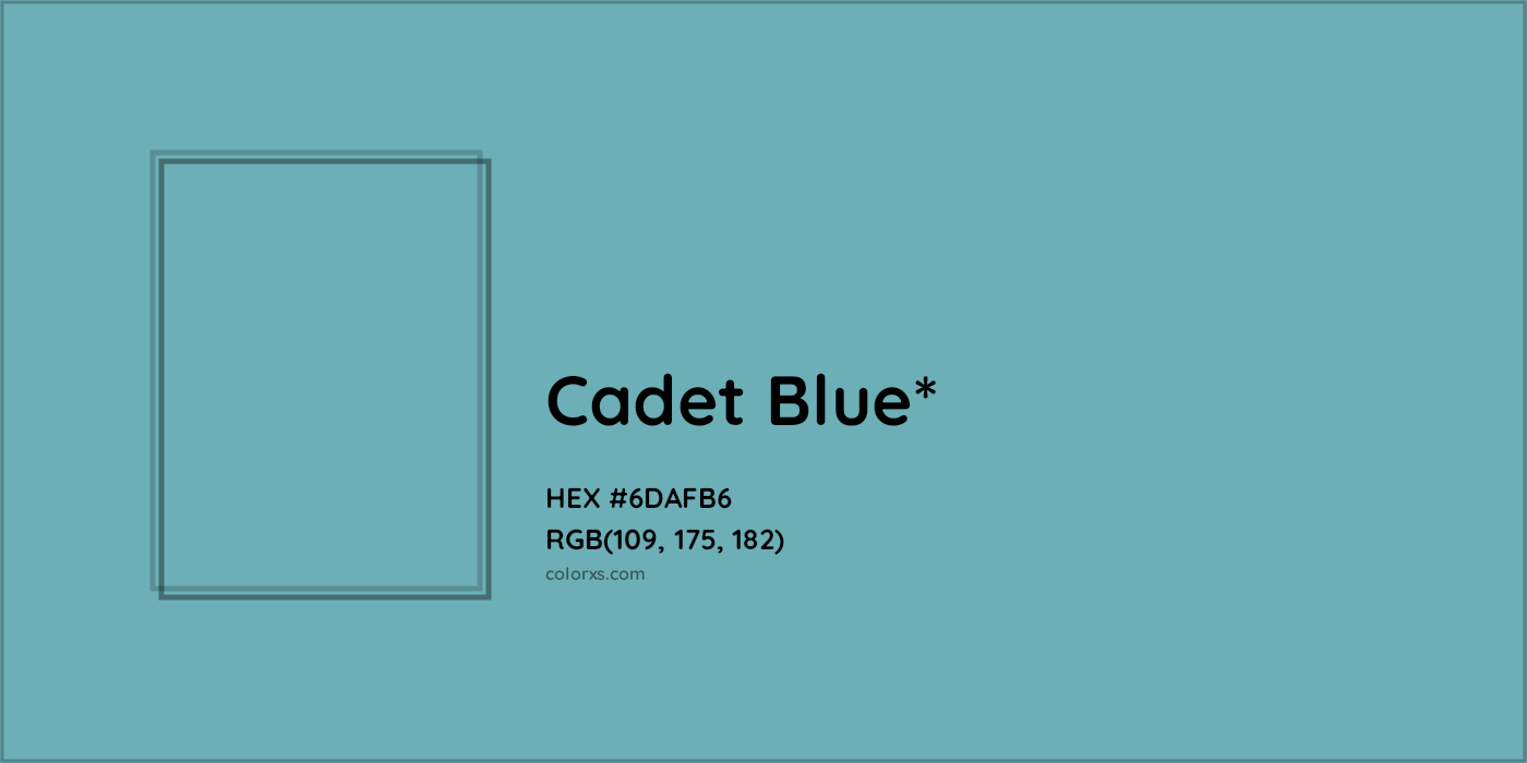 HEX #6DAFB6 Color Name, Color Code, Palettes, Similar Paints, Images