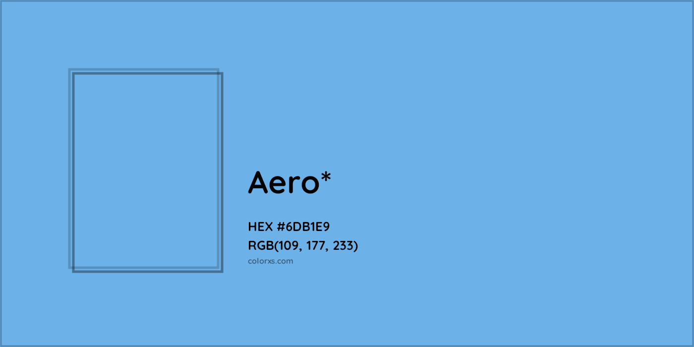 HEX #6DB1E9 Color Name, Color Code, Palettes, Similar Paints, Images