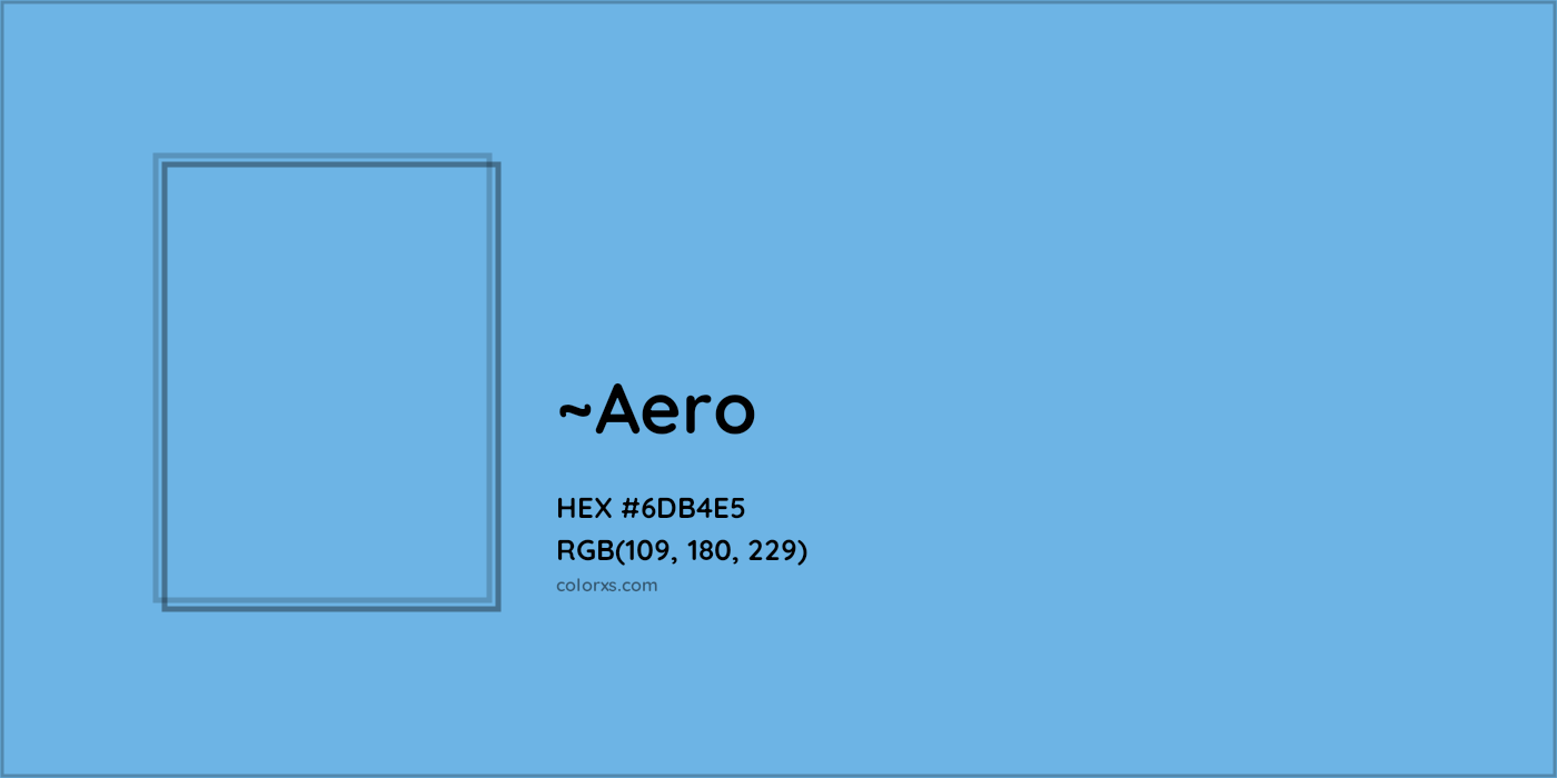 HEX #6DB4E5 Color Name, Color Code, Palettes, Similar Paints, Images