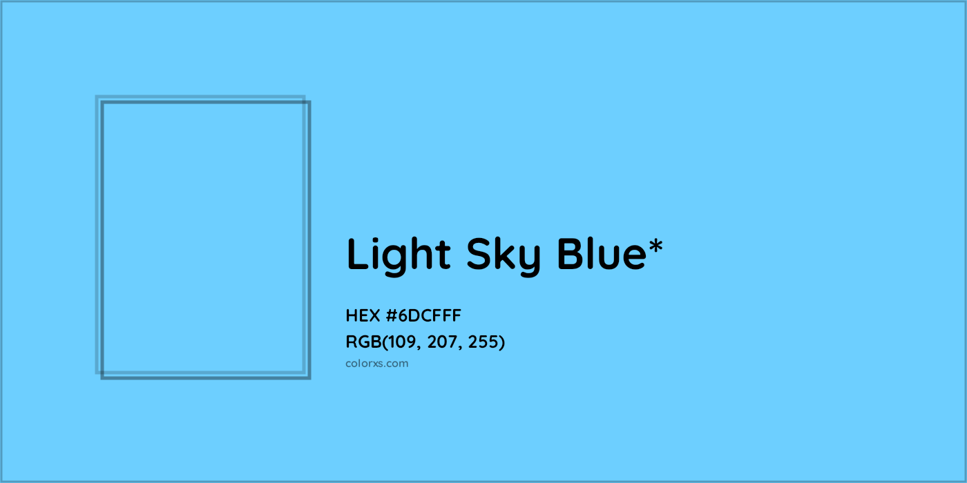 HEX #6DCFFF Color Name, Color Code, Palettes, Similar Paints, Images