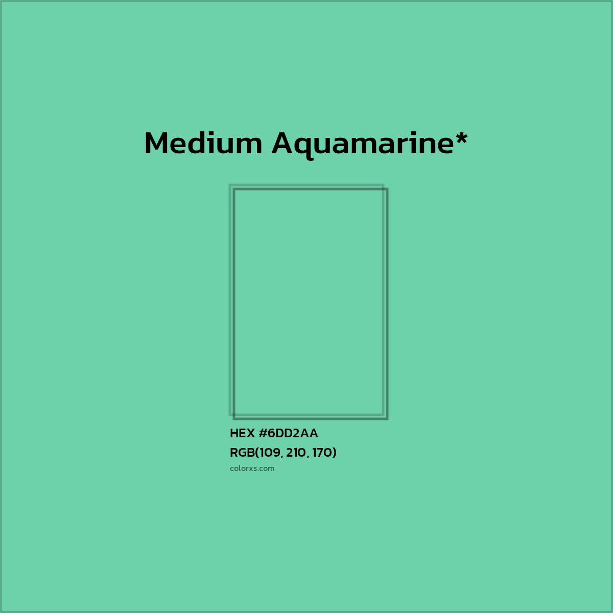 HEX #6DD2AA Color Name, Color Code, Palettes, Similar Paints, Images
