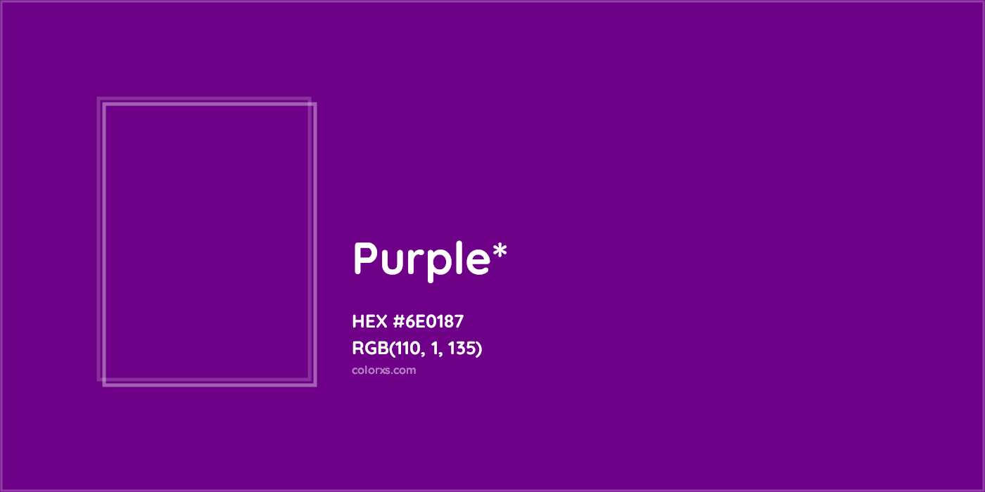 HEX #6E0187 Color Name, Color Code, Palettes, Similar Paints, Images