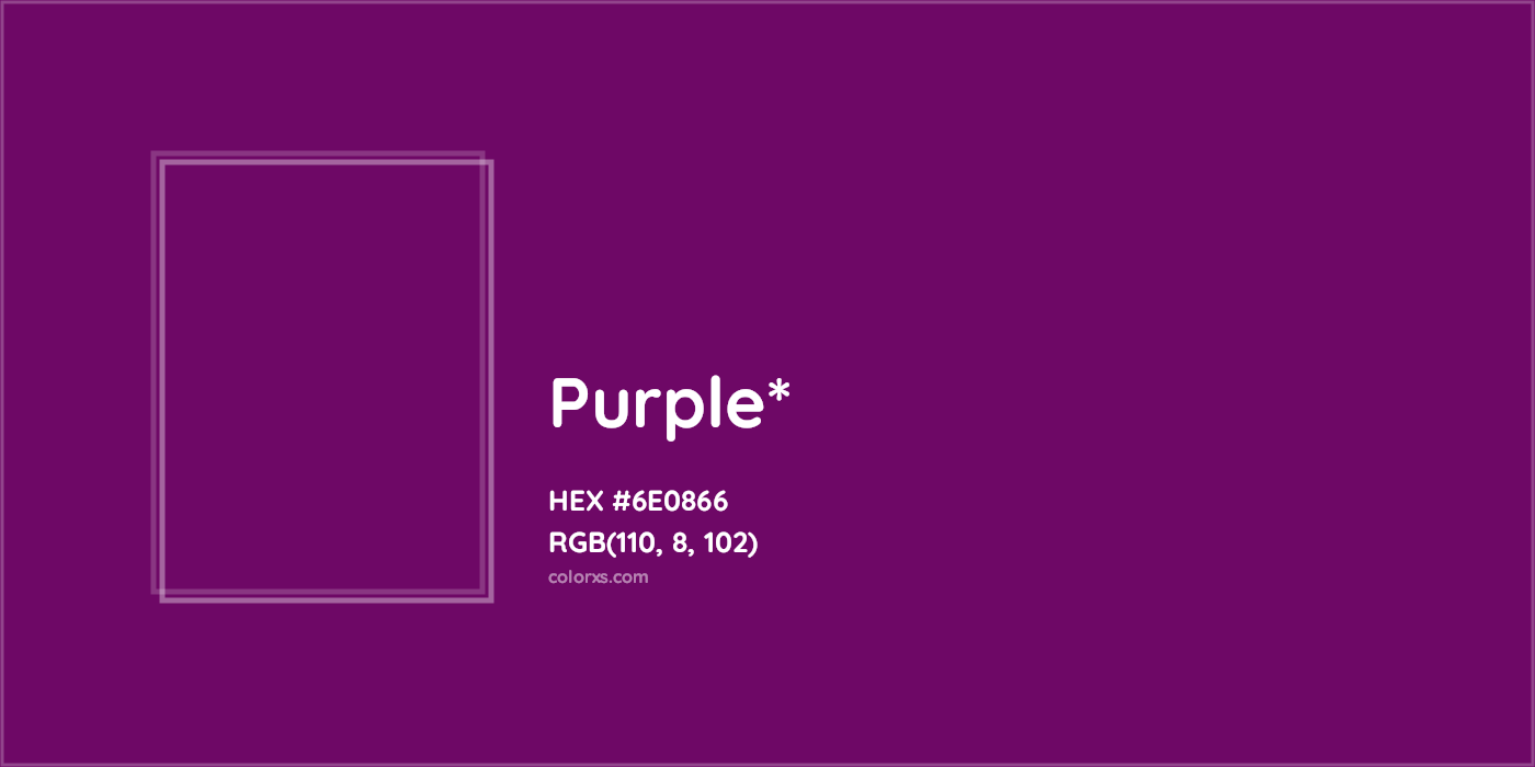 HEX #6E0866 Color Name, Color Code, Palettes, Similar Paints, Images