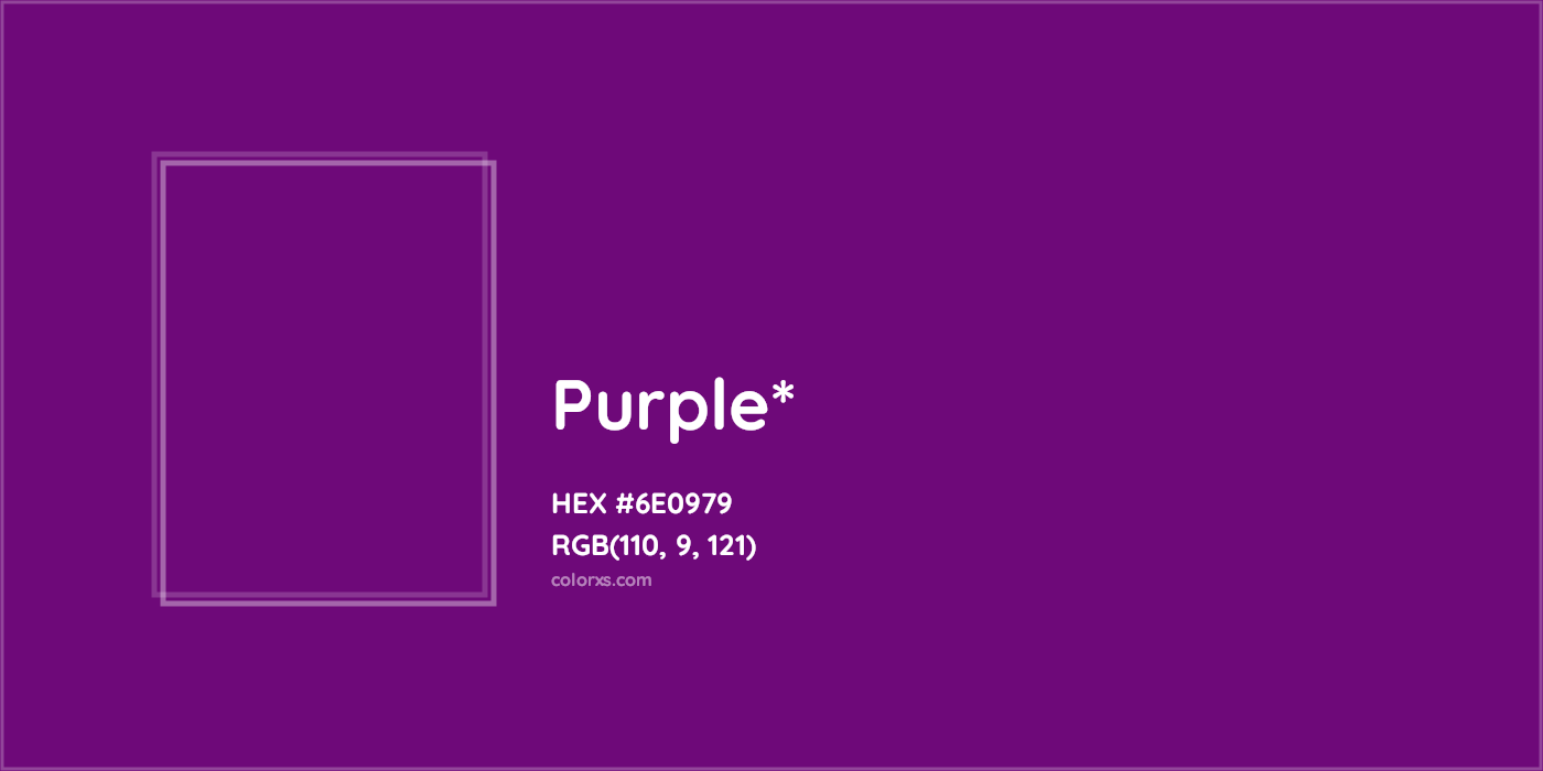 HEX #6E0979 Color Name, Color Code, Palettes, Similar Paints, Images