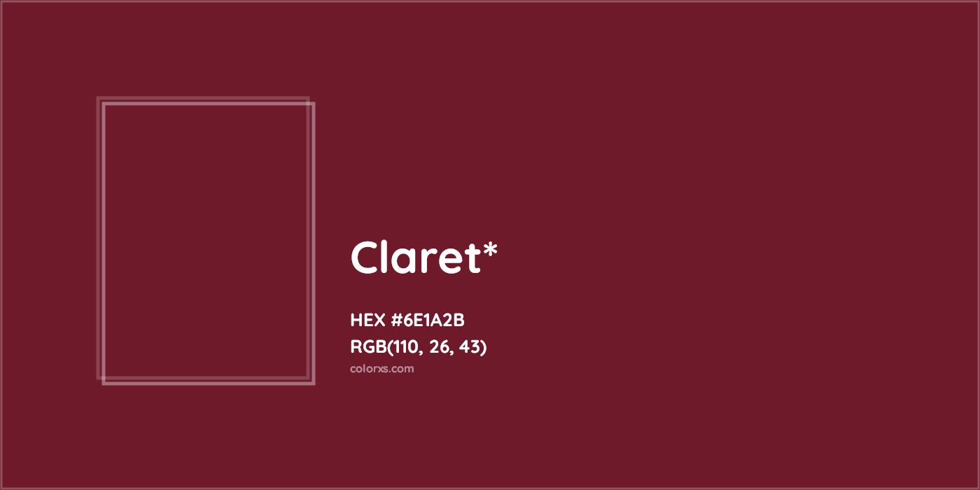 HEX #6E1A2B Color Name, Color Code, Palettes, Similar Paints, Images