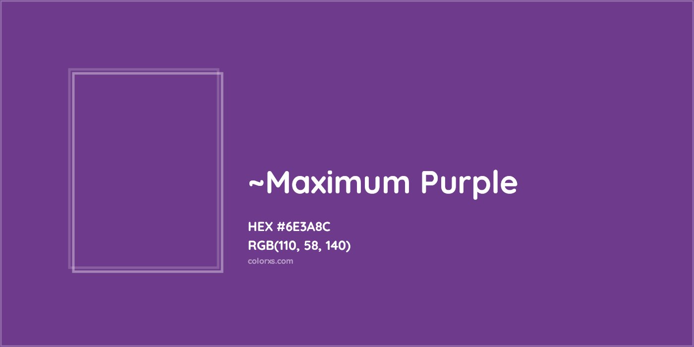 HEX #6E3A8C Color Name, Color Code, Palettes, Similar Paints, Images