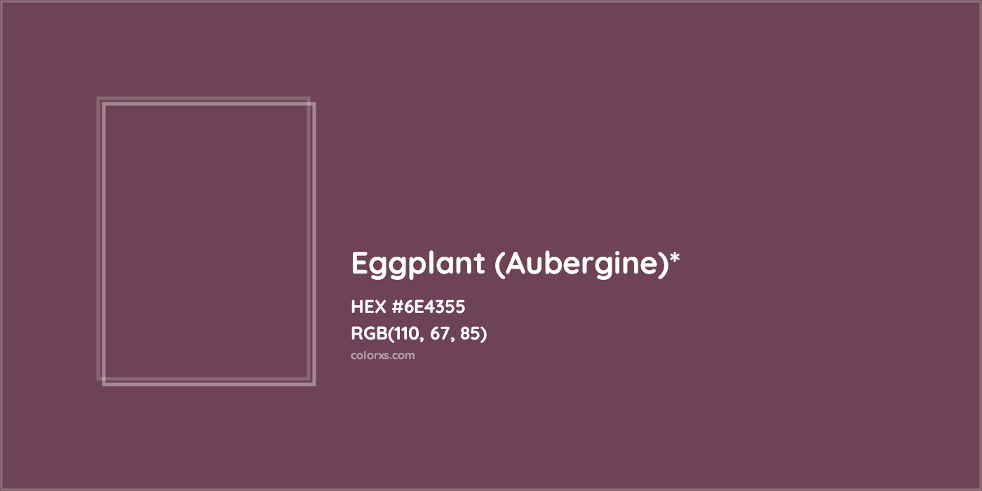 HEX #6E4355 Color Name, Color Code, Palettes, Similar Paints, Images