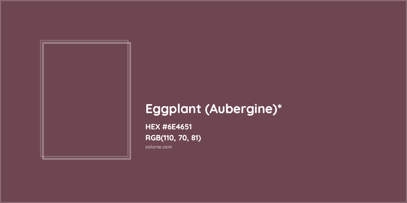 HEX #6E4651 Color Name, Color Code, Palettes, Similar Paints, Images