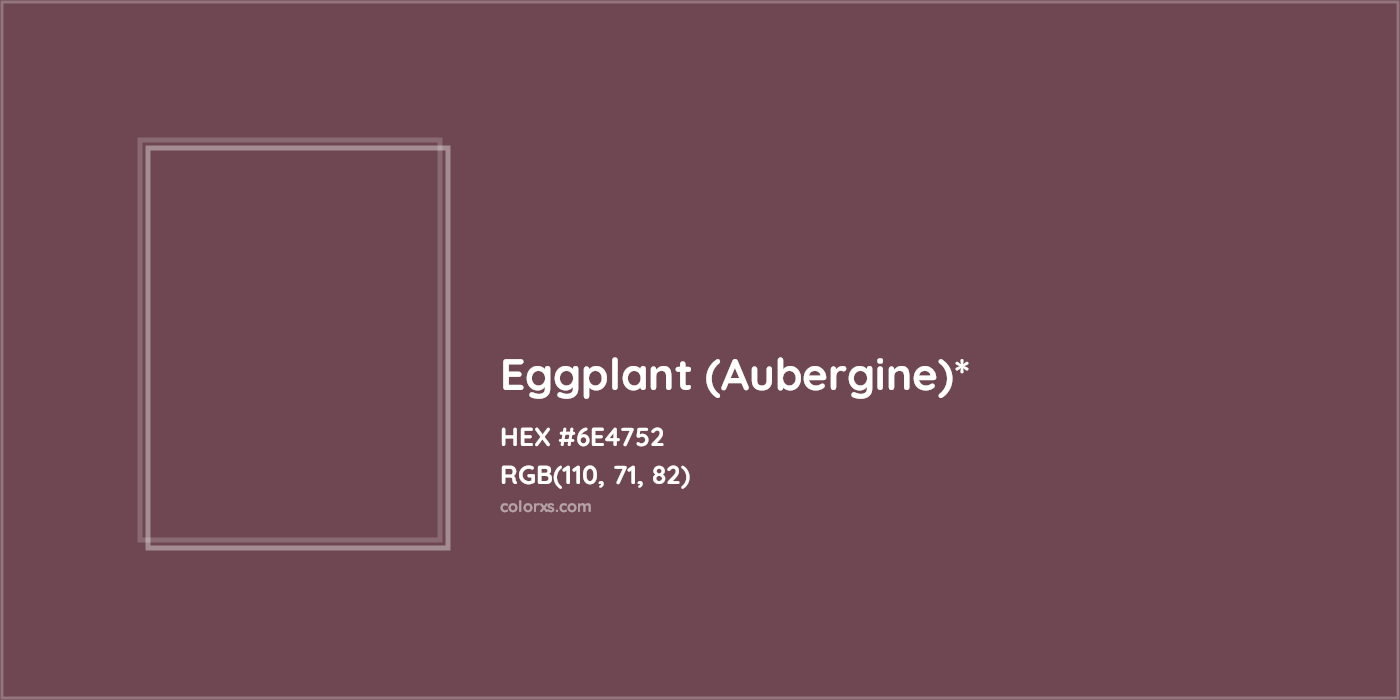 HEX #6E4752 Color Name, Color Code, Palettes, Similar Paints, Images