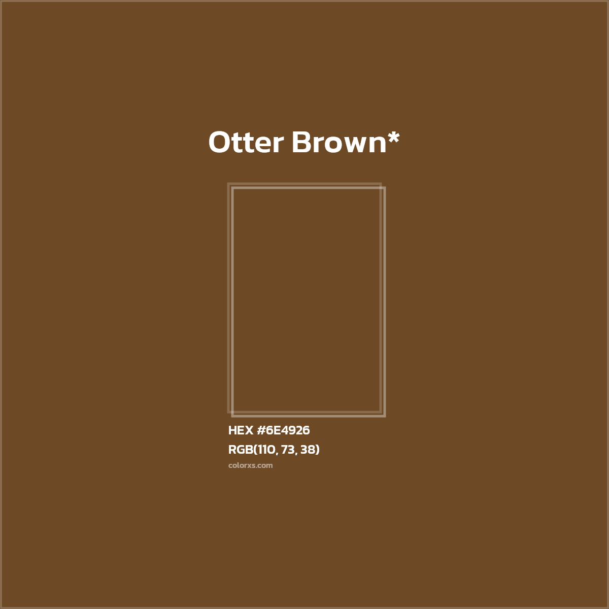 HEX #6E4926 Color Name, Color Code, Palettes, Similar Paints, Images