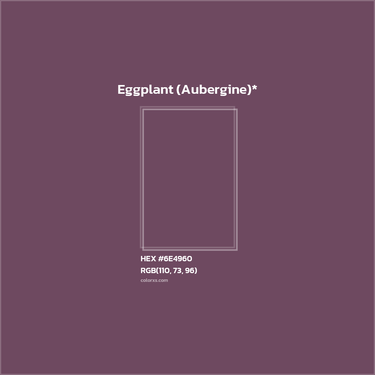 HEX #6E4960 Color Name, Color Code, Palettes, Similar Paints, Images