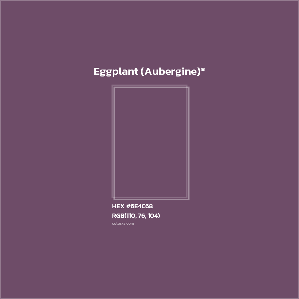 HEX #6E4C68 Color Name, Color Code, Palettes, Similar Paints, Images