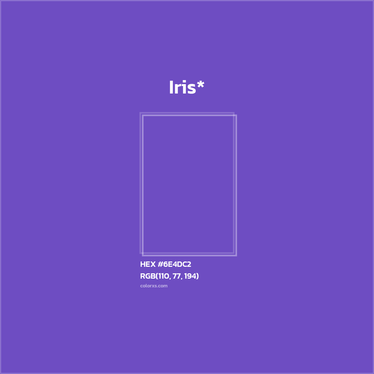 HEX #6E4DC2 Color Name, Color Code, Palettes, Similar Paints, Images