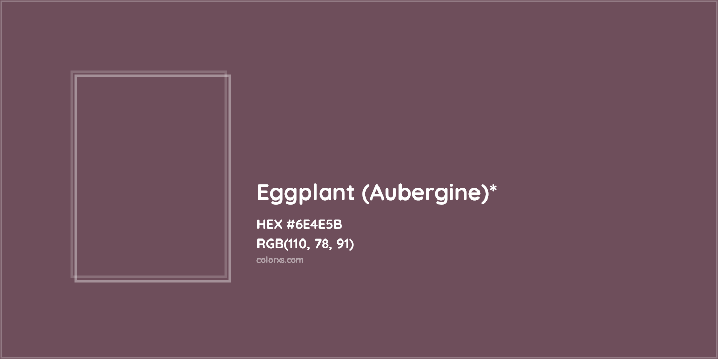 HEX #6E4E5B Color Name, Color Code, Palettes, Similar Paints, Images