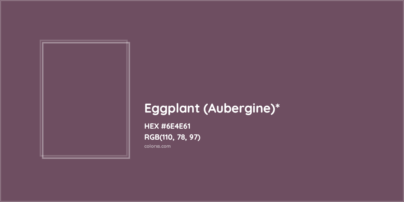 HEX #6E4E61 Color Name, Color Code, Palettes, Similar Paints, Images