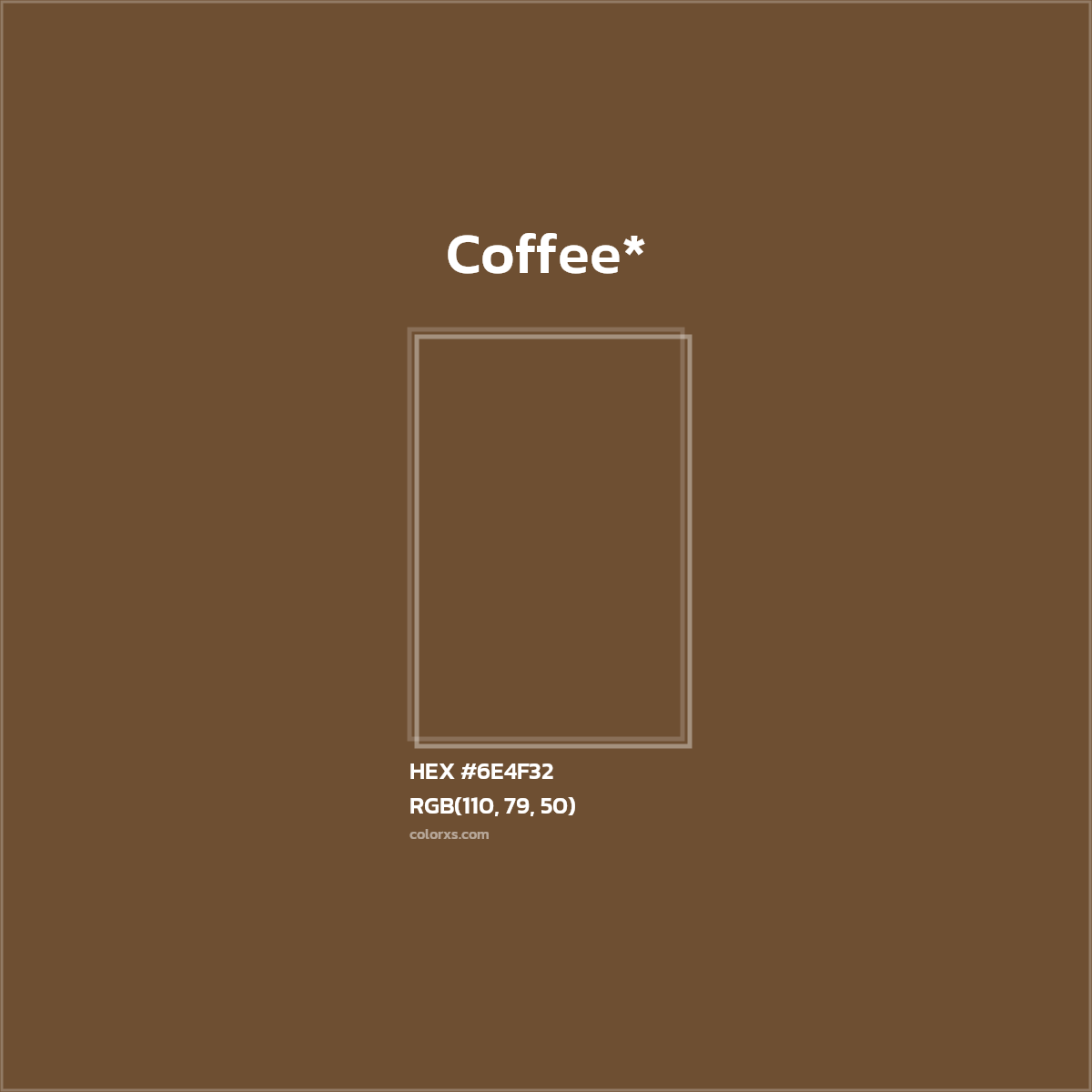 HEX #6E4F32 Color Name, Color Code, Palettes, Similar Paints, Images