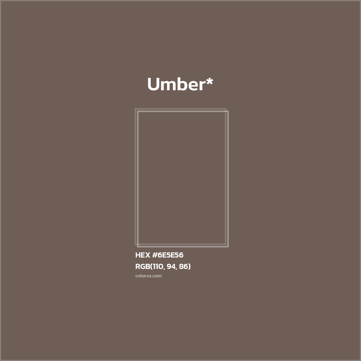 HEX #6E5E56 Color Name, Color Code, Palettes, Similar Paints, Images