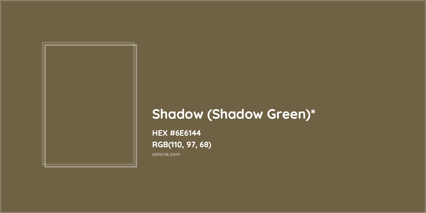 HEX #6E6144 Color Name, Color Code, Palettes, Similar Paints, Images