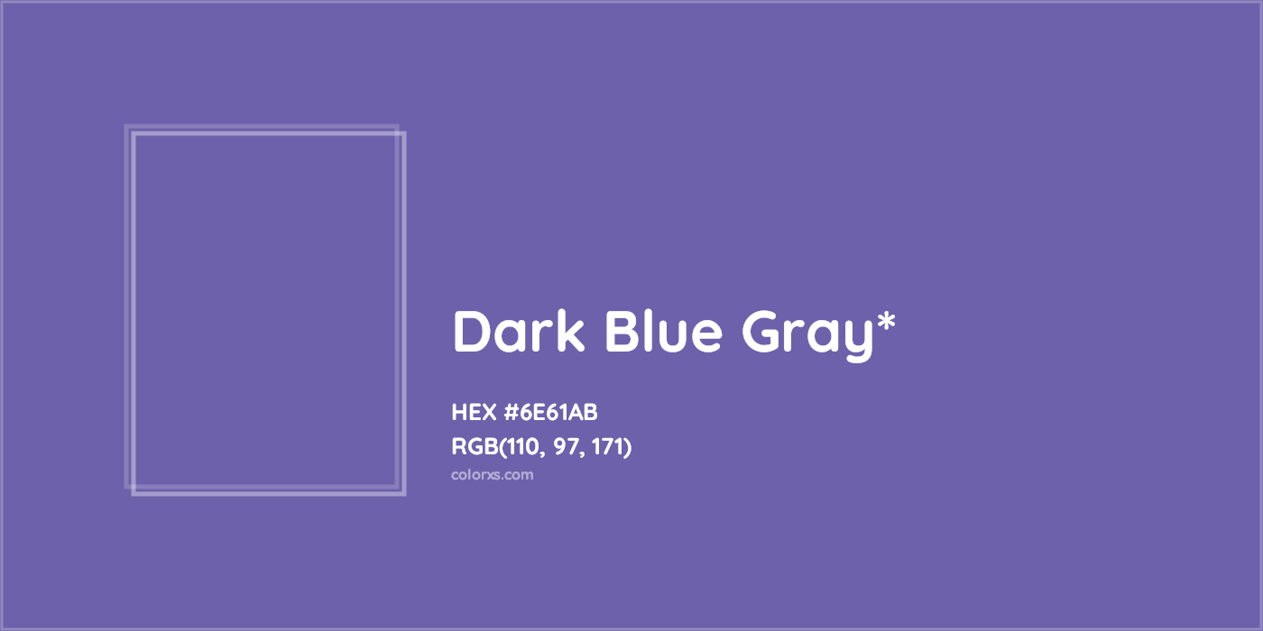 HEX #6E61AB Color Name, Color Code, Palettes, Similar Paints, Images