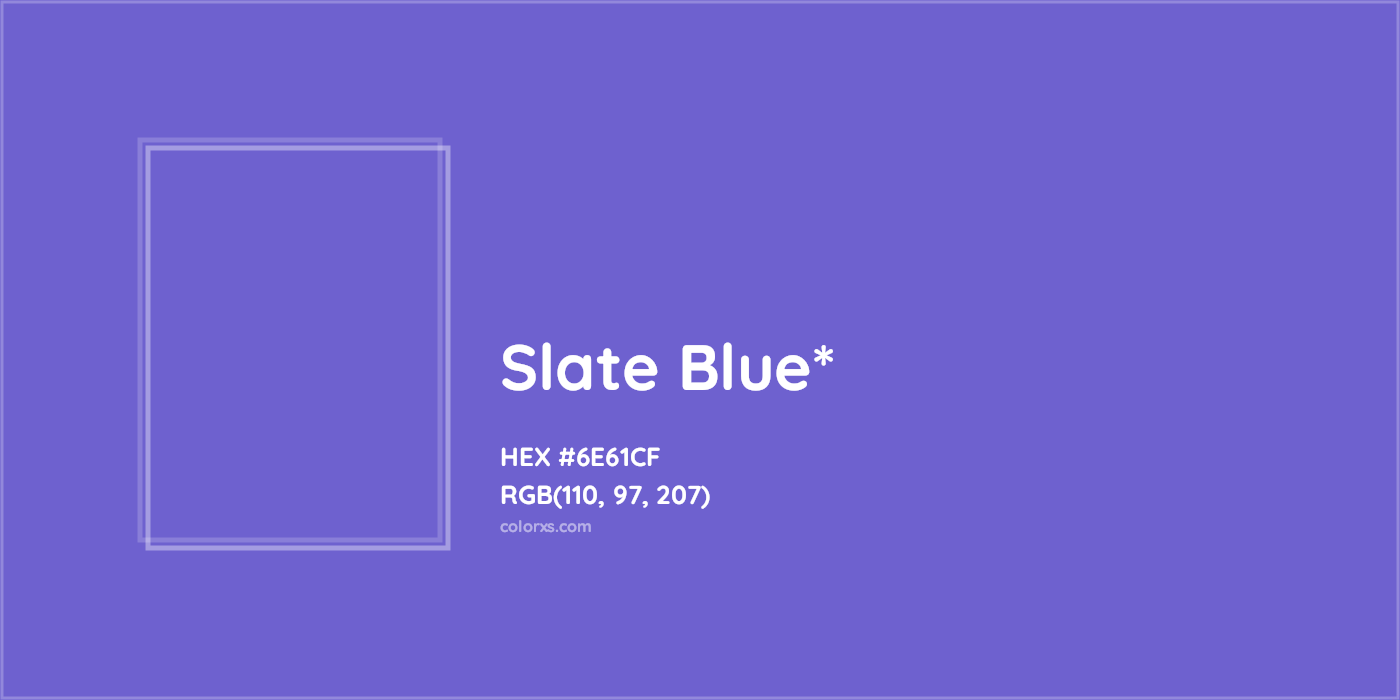 HEX #6E61CF Color Name, Color Code, Palettes, Similar Paints, Images