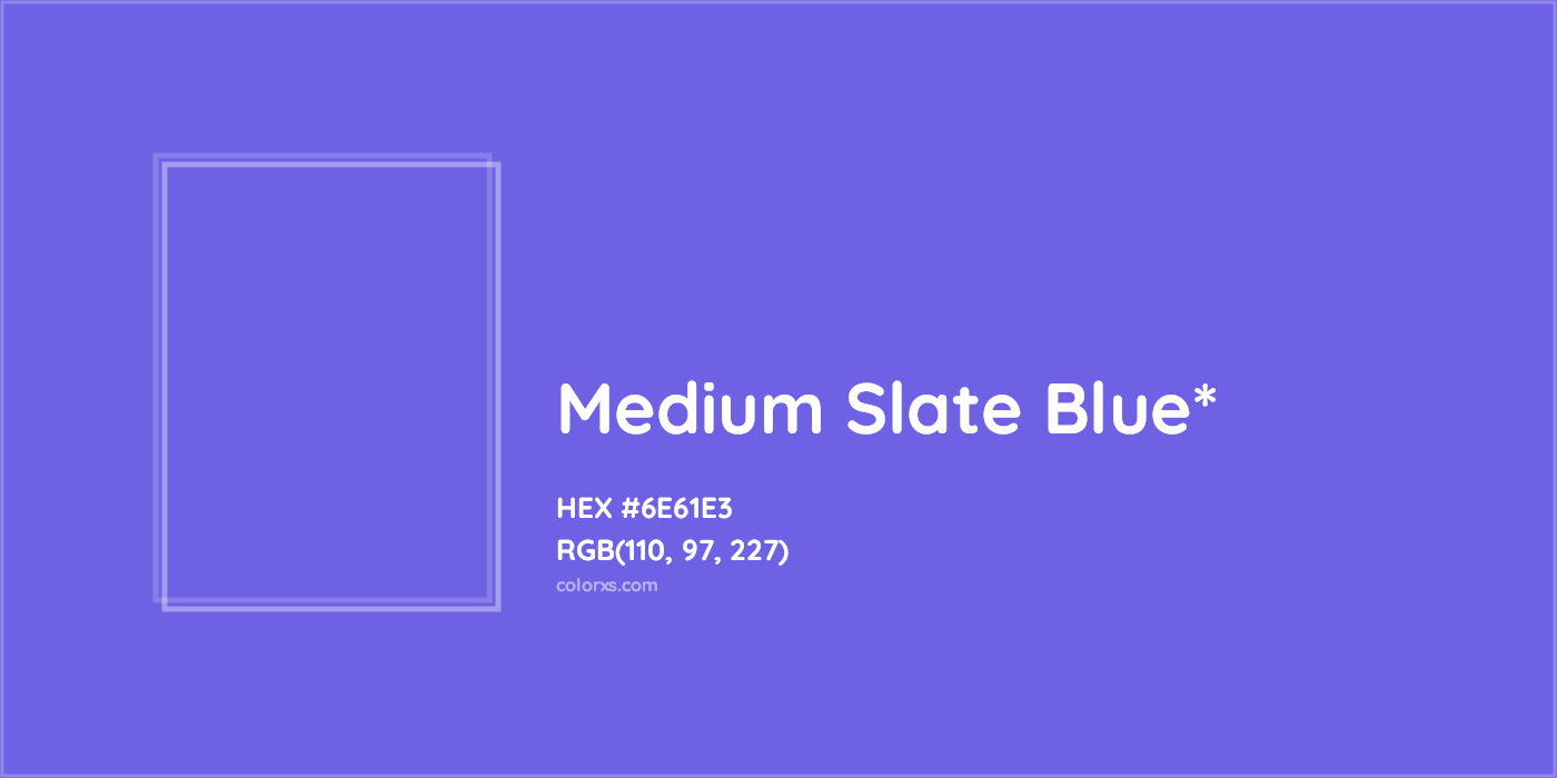 HEX #6E61E3 Color Name, Color Code, Palettes, Similar Paints, Images
