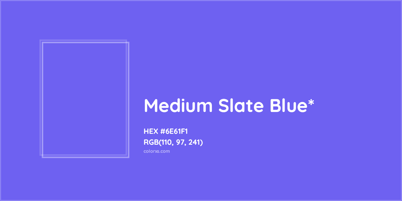 HEX #6E61F1 Color Name, Color Code, Palettes, Similar Paints, Images