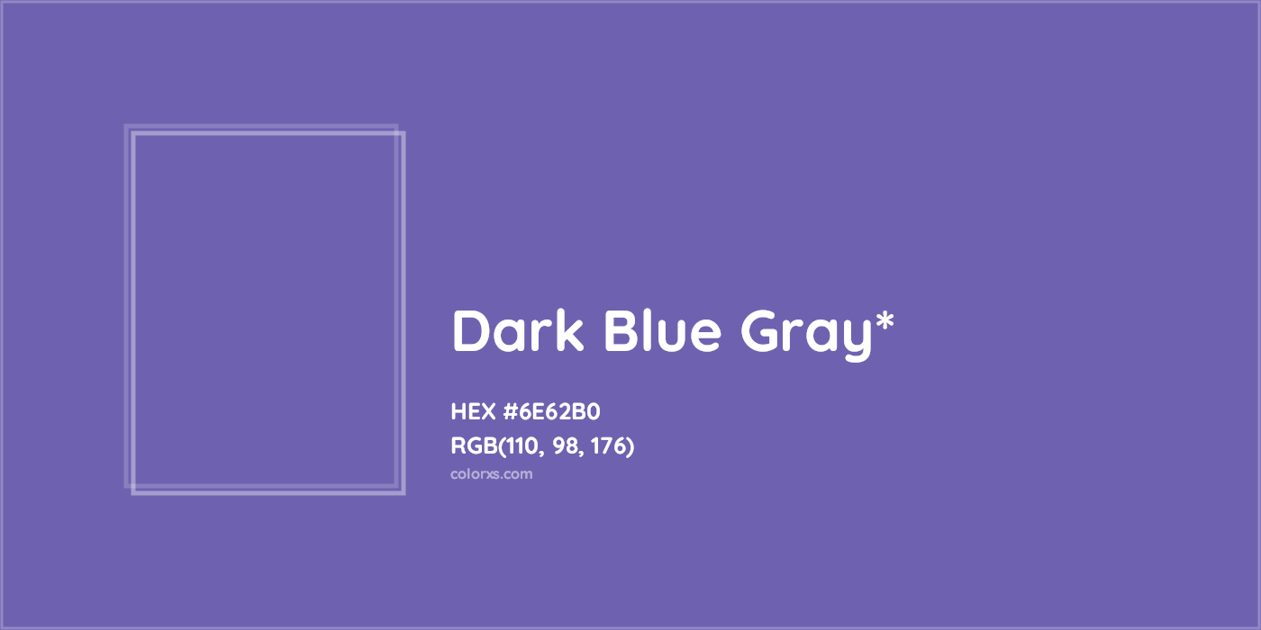 HEX #6E62B0 Color Name, Color Code, Palettes, Similar Paints, Images