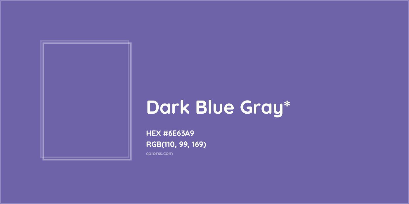 HEX #6E63A9 Color Name, Color Code, Palettes, Similar Paints, Images